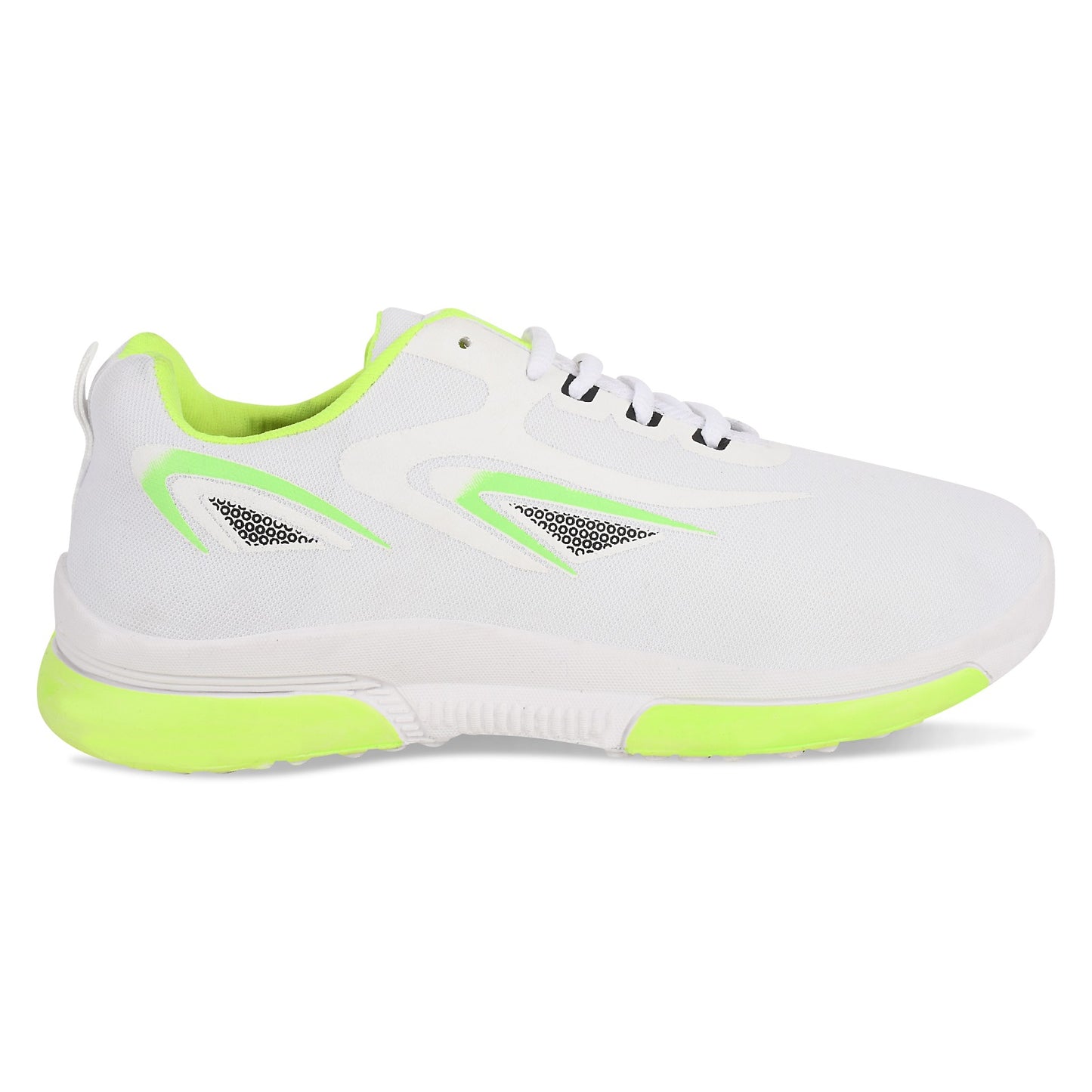 π₯ SkyHigh White & Neon Green Sports Sneakers β Power Up Your Performance! π₯