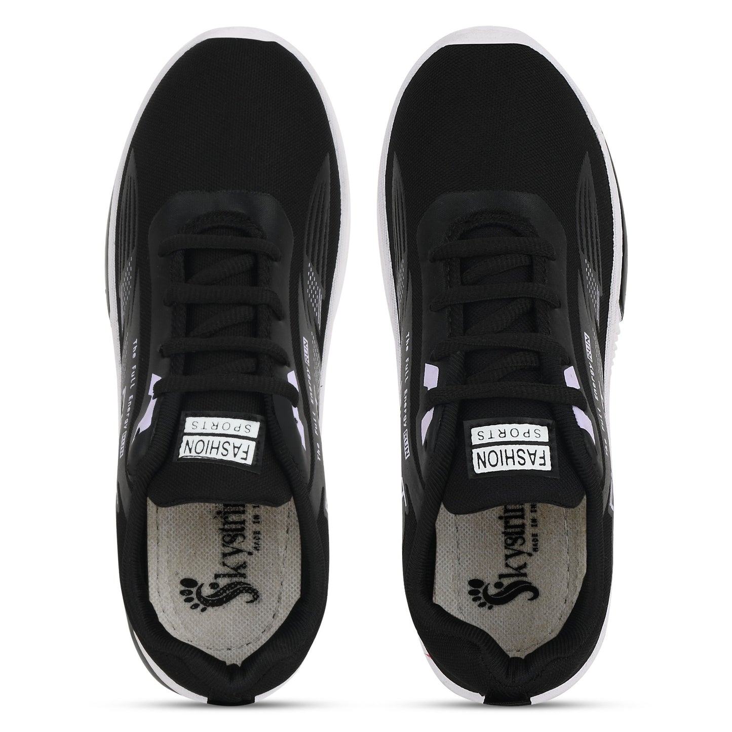π₯ SkyHigh Black & White Running Sneakers β Built for Speed & Style! π₯