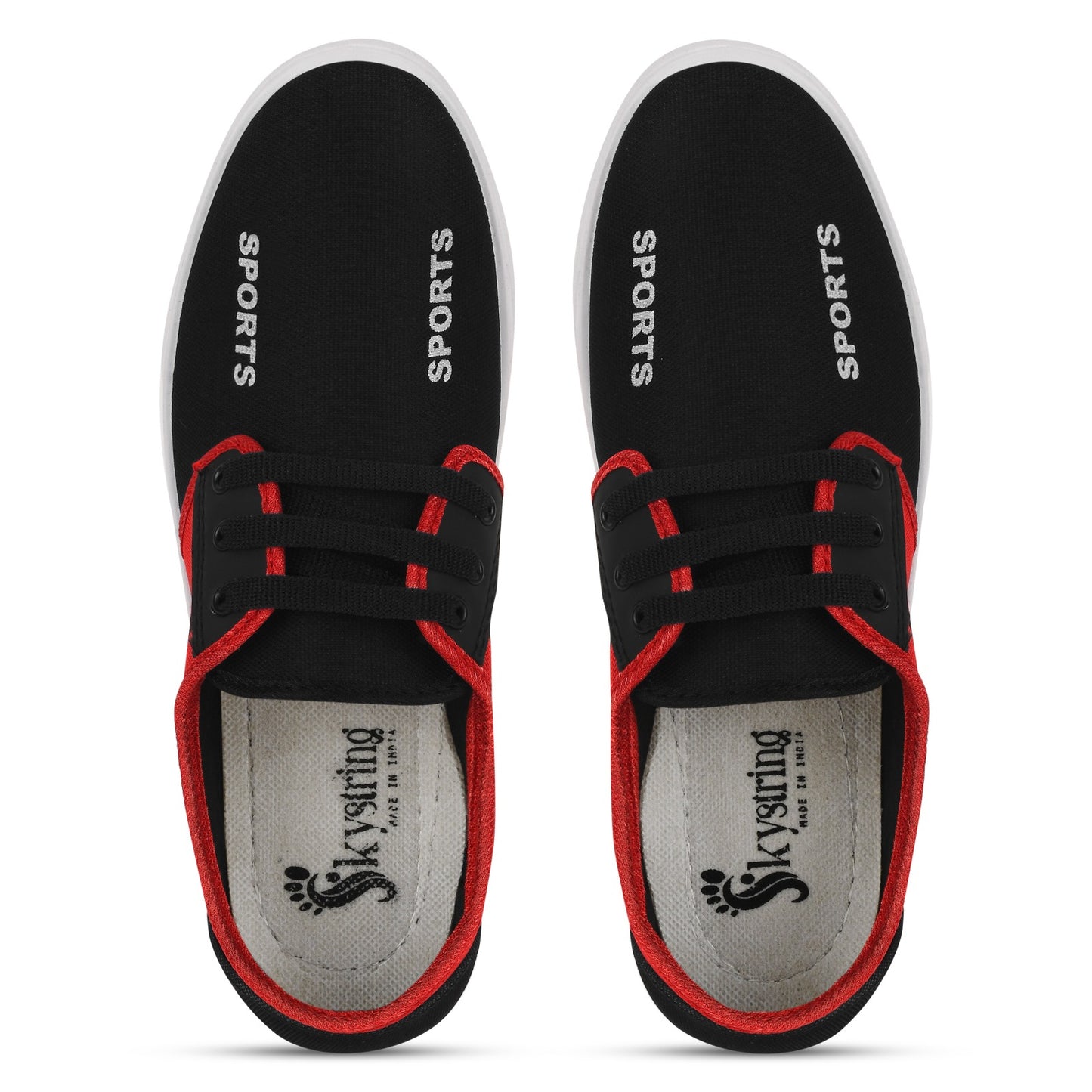 π₯ SkyHigh Black & Red Sports Sneakers β The Ultimate Blend of Style & Comfort! π₯