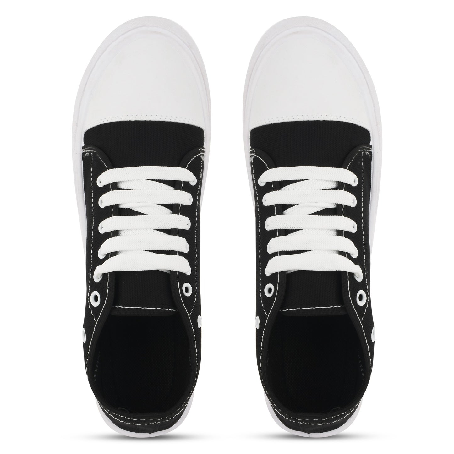 š„ SkyHigh Black & White Classic Sneakers ā Elevate Your Style Effortlessly! š„