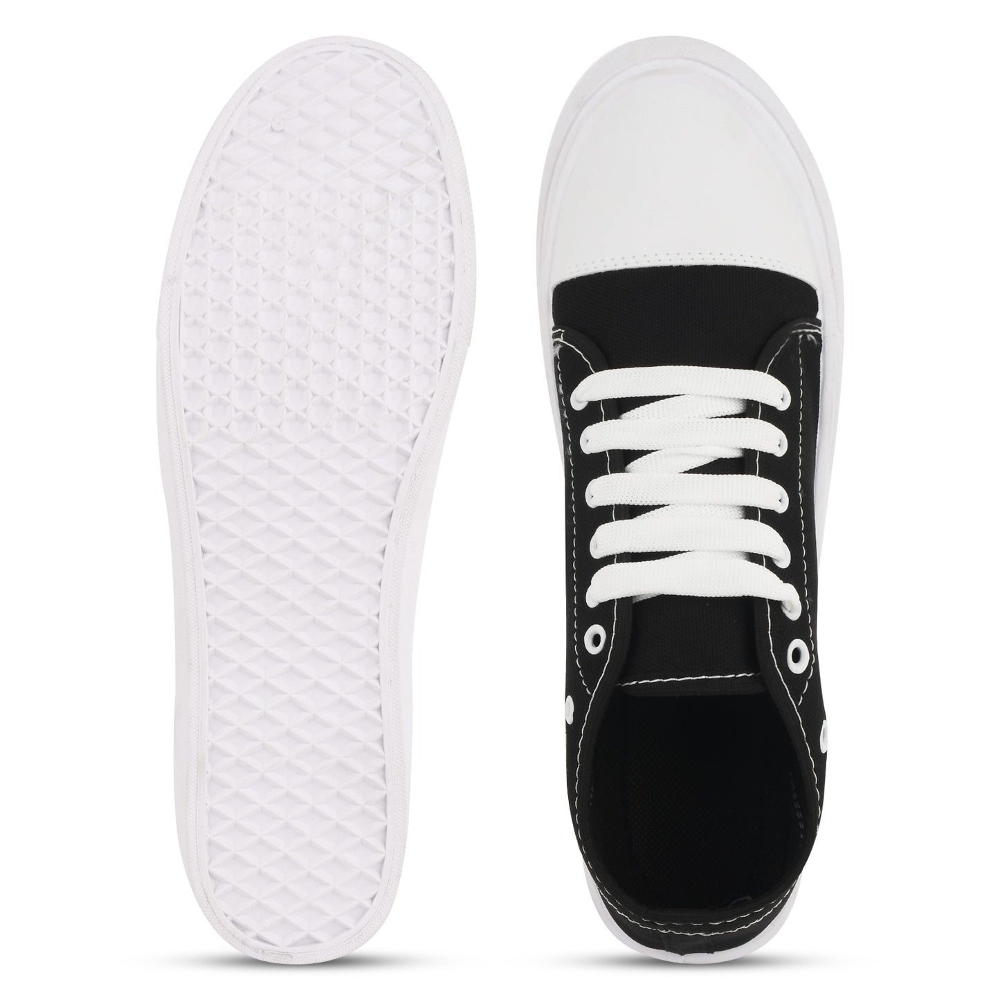 š„ SkyHigh Black & White Classic Sneakers ā Elevate Your Style Effortlessly! š„