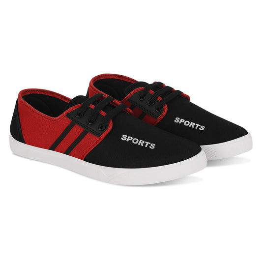 🔥 SkyHigh Black & Red Sports Sneakers – The Ultimate Blend of Style & Comfort! 🔥